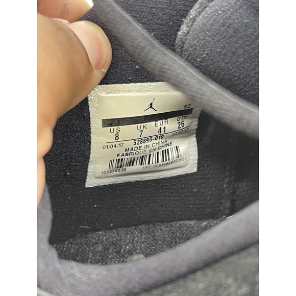 Jordan 11 Retro Low Barons Black Size 8 Black *Read* - Picture 3 of 10